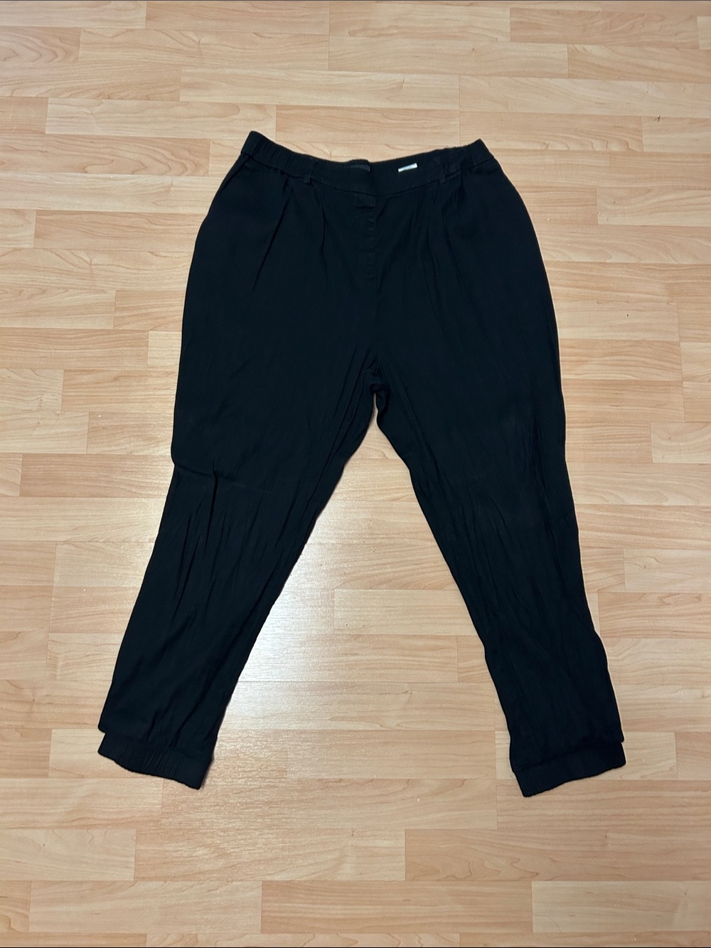 Express Linen Black Women's Casual Jogger Pants